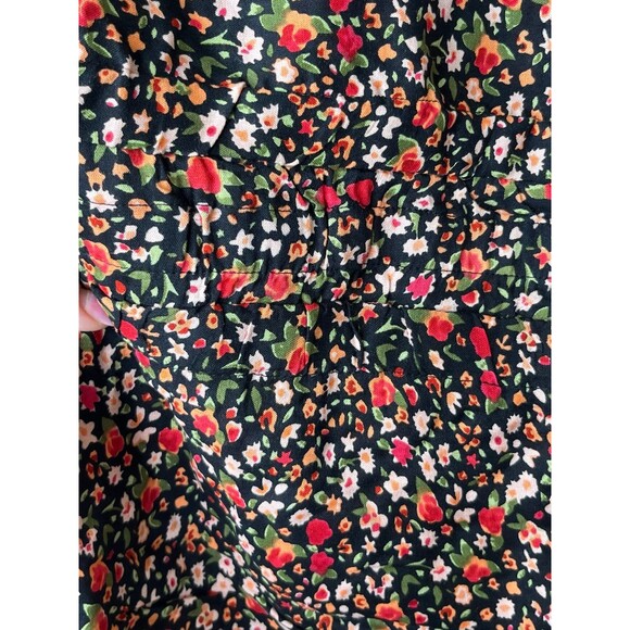 NWT Jolie & Joy Floral Dress Side Cut Outs V-Neck Mini Size 3X #339 - Picture 5 of 12